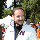 25. mai: Kronprins Haakon deltar i Frisklivsmarsjen på Bygdøy. Foto: Lise Åserud / NTB scanpix